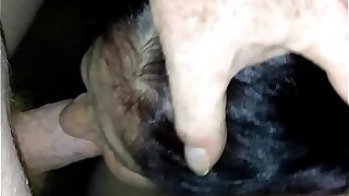 Fucked in her toothless mouth